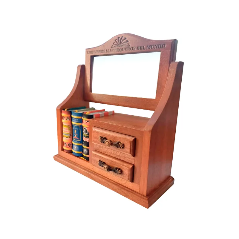 Soporte de 3 minilibros modelo tocador